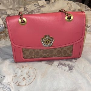 Coach purse pink